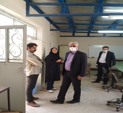 بازدید جناب دکتر زمانیان معاونت مالی و پشتیبانی و جناب دکتر زراعتگری مدیر مالی دانشگاه سیستان و بلوچستان از مجتمع کارگاهی دانشکده هنر و معماری