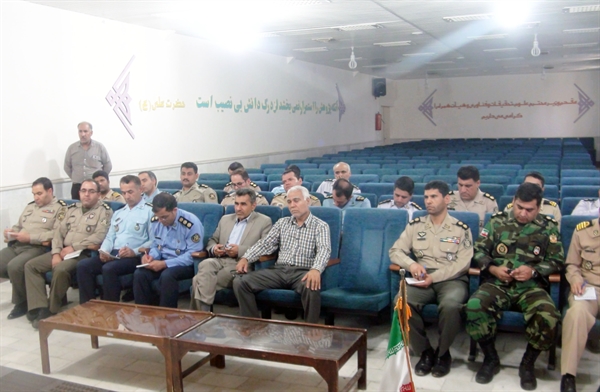 بازدید اساتید و دانشجویان دانشگاه فرماندهی ارتش از دانشگاه.