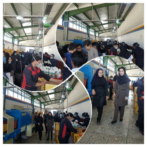 بازدید علمی انجمن شیمی از کارخانه آریا شیمی