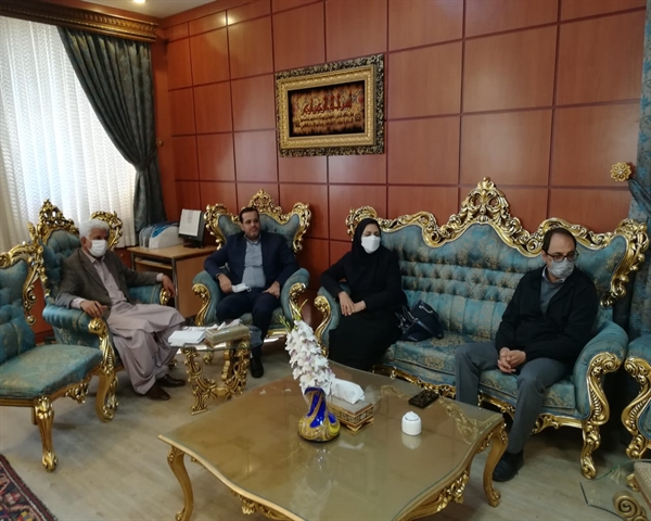 نشست مشترک دانشکده مدیریت و اقتصاد با رییس اتاق بازرگانی، صنایع، معادن و کشاورزی و رییس خانه معدن استان با حضور مدیر گروه کارآفرینی و مدیر دفتر ارتباط با صنعت دانشگاه  