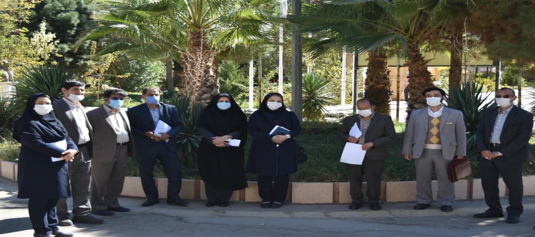 بازدید مشترک گروه منتخب هیات نظارت، ارزیابی و تضمین کیفیت وزارت علوم و هیات نظارت، ارزیابی استانی دانشگاه سیستان و بلوچستان از دانشگاه پیام نور واحد زاهدان در تاریخ 99/07/28