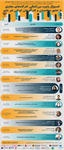 فستیوال پاییزه بین المللی کارگاه های مجازی با حضور متخصصان و کارآفرینان ایرانی غیر مقیم