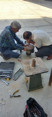 تعمیر و نصب کلیه دستگاه های تجهیزاتی مجتمع کارگاهی،توسط نیروهای مجتمع کارگاهی دانشکده هنر  و معماری