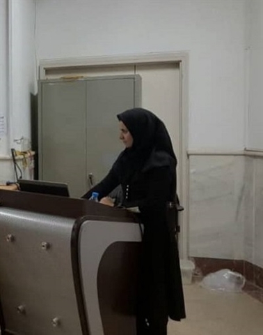 دفاع از رساله کارشناسی ارشد پژوهش هنر در دانشکده هنر و معماری