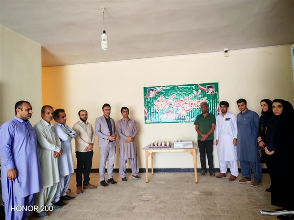 برپایی ایستگاه صلواتی به مناسبت هفته دفاع مقدس در دانشکده صنعت و معدن خاش 