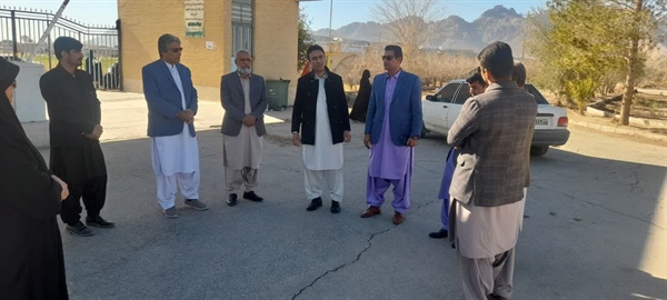 بازدید رئیس دانشکده صنعت و معدن خاش از دانشگاه پیام نور با حضور اعضای شورای شهر