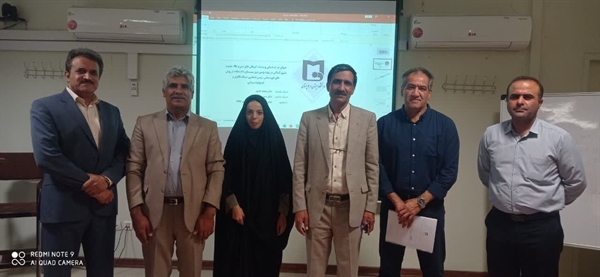 دفاع از پایان نامه کارشناسی ارشد در رشته علوم زمین گرایش زمین شناسی اقتصادی