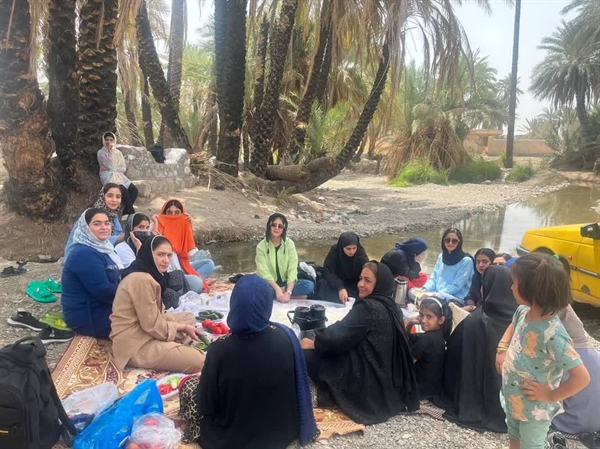 برگزاری تور گردشگری دانشجویان دانشکده صنعت و معدن در روستای کارواندر خاش 