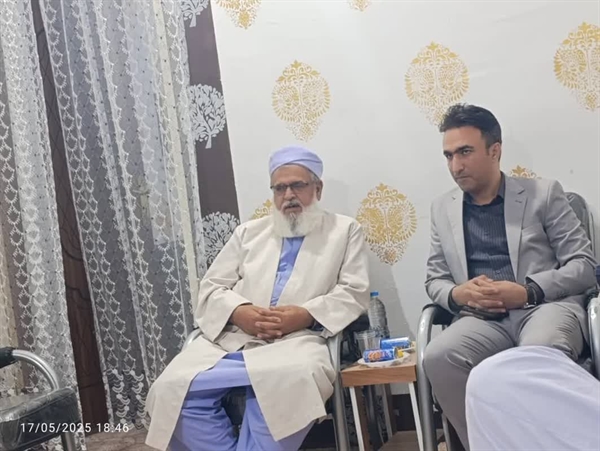 دیدار رئیس دانشکده صنعت و معدن با امام جمعه اهل سنت خاش