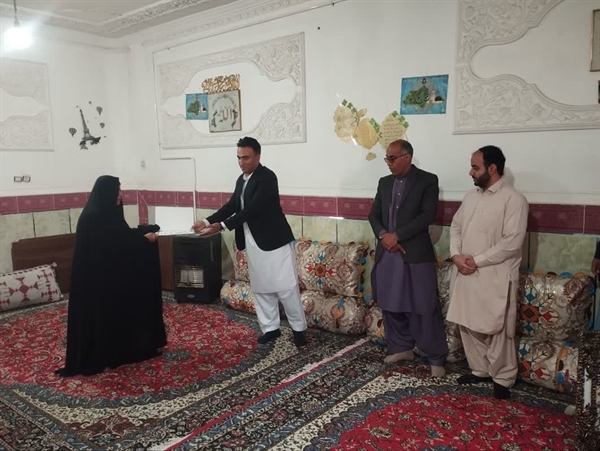 دیدار دانشگاهیان دانشکده صنعت و معدن خاش با خانواده ی شهید علم علمی