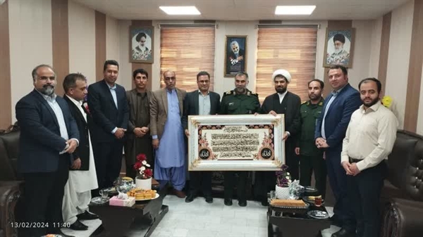 دیدار دانشگاهیان دانشکده صنعت و معدن خاش با سردار مالدار فرمانده سپاه شهرستان خاش