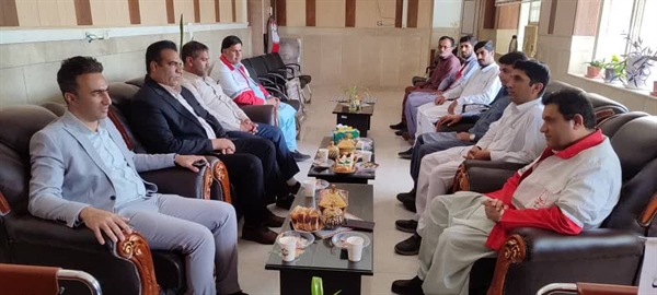 دیدار ریاست دانشکده صنعت و معدن خاش با رئیس جمعیت هلال احمر