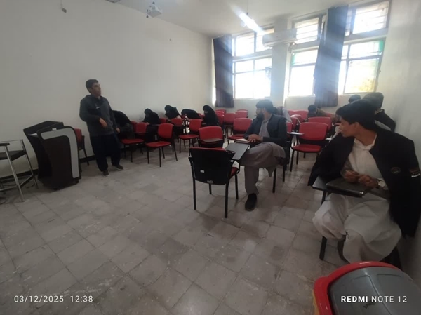 برگزاری مسابقه کتابخوانی تدبر در کلام وحی در دانشکده صنعت ومعدن خاش 