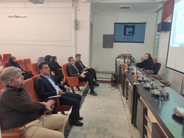 جلسه دفاع ارشد  وحیده بلوچزهی