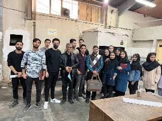 بازدید علمی دانشجویان گروه مهندسی صنایع از چاپخانه دانشگاه سیستان و بلوچستان