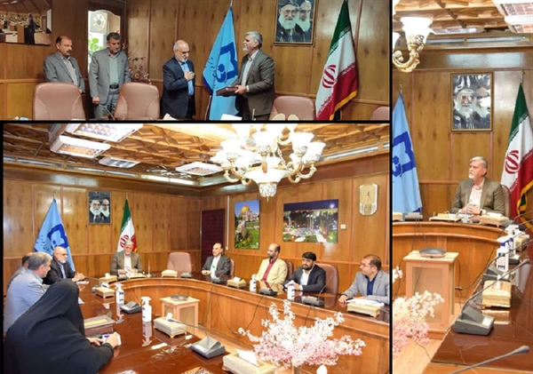 تقدیر از ریاست دانشگاه توسط مدیرکل بنیاد شهید و امور ایثارگران استان 