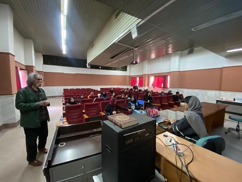 برگزاری کارگاه حجم سازی توسط دکتر حمیدرضاآویشی