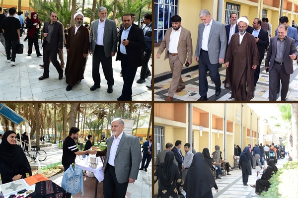 بازدید هیأت رئیسه دانشگاه از روند ثبت نام نو دانشجویان 