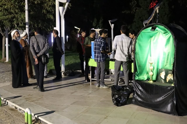 برپایی ایستگاه صلواتی به مناسبت تحقق عملیات وعده صادق2