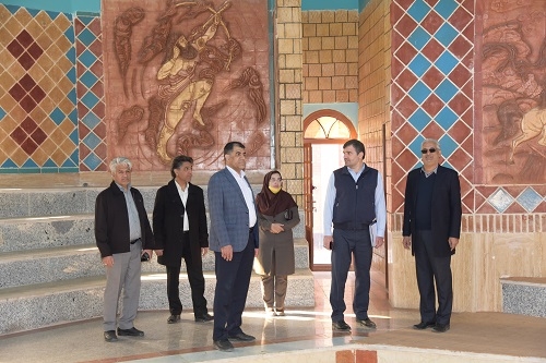 بازدید مهندس اکبر پور مدیر کل نظارت بر طرح های عمرانی  وزارت عتف از پروژه های عمرانی دانشگاه سیستان و بلوچستان 