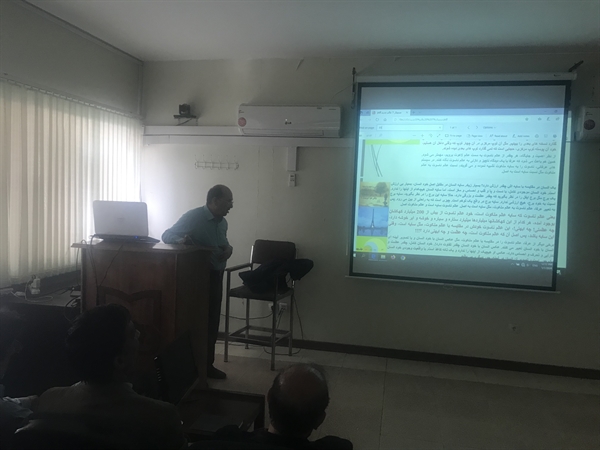 سخنرانی علمی جناب آقای دکتر میرزائی برگزار شد