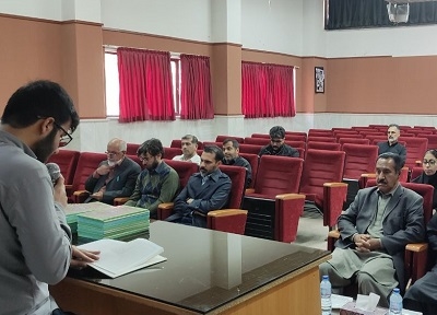 مراسم یادبود مرحوم احسان میریان دانشجوی ارشد صنایع دستی