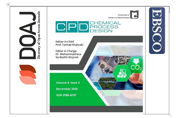نمایه‌سازی مجله علمی «طراحی فرآیند شیمیایی» دانشگاه سیستان و بلوچستان در پایگاه‌های معتبر DOAJ و EBSCO