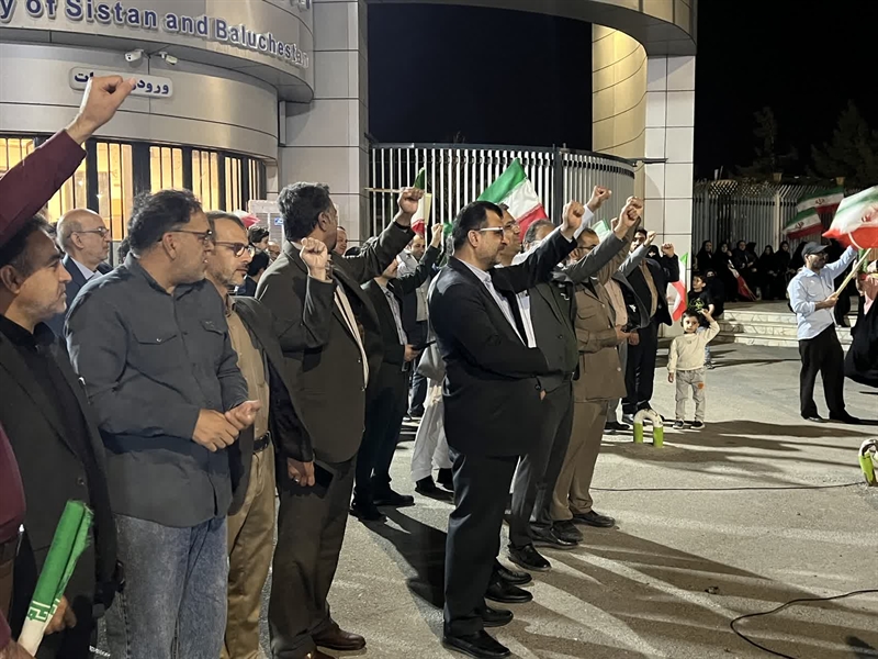 استمرار حضور دانشگاهیان زاهدان در پنجاه‌ودومین شب میثاق