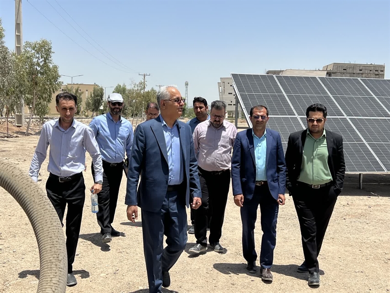 بازدید میدانی ریاست دانشگاه سیستان و بلوچستان از پروژه‌های عمرانی و تأسیساتی دانشگاه