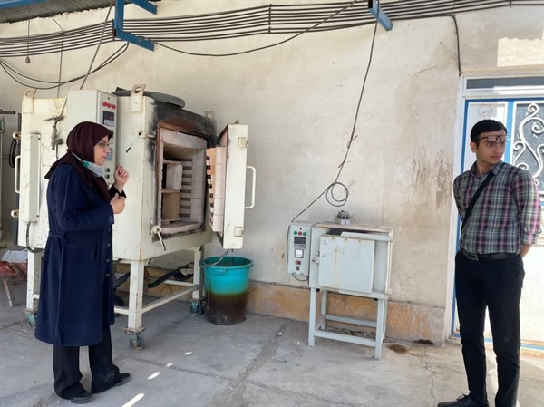 ورکشاپ سفال با چرخ و روش اسلب در دانشگاه سیستان و بلوچستان برگزار شد