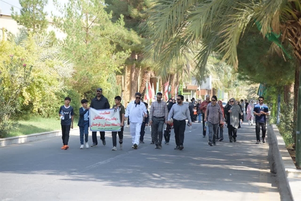 برگزاری همایش پیاده‌روی دانشگاهیان