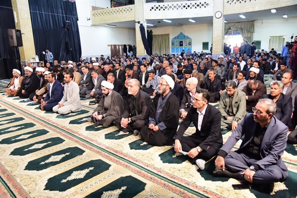 اجتماع دانشگاهیان استان در حمایت از شهید مقاومت در مسجد حضرت قائم(عج) دانشگاه سیستان و بلوچستان