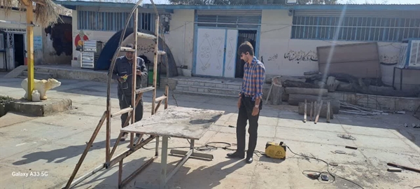 ساخت إلمان نوروزی در دانشگاه سیستان و بلوچستان