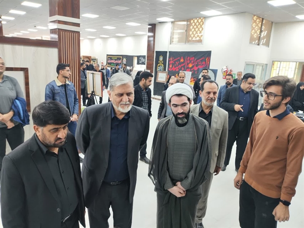 برگزاری محفل معنوی و نمایشگاه هنری به مناسبت شهادت حضرت زهرا(س) همراه با میزبانی پرچم مطهر حرم امام رضا(ع)