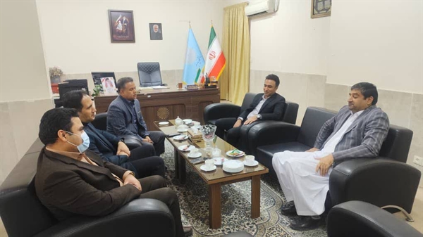 دیدار رئیس دانشکده صنعت و معدن خاش و فرماندار شهرستان با مدیرکل دانشگاه پیام نور استان