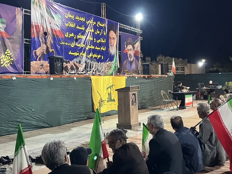 حضور پرشور دانشگاهیان زاهدان در تجمع تجدید پیمان با آرمان‌های انقلاب اسلامی و رهبری