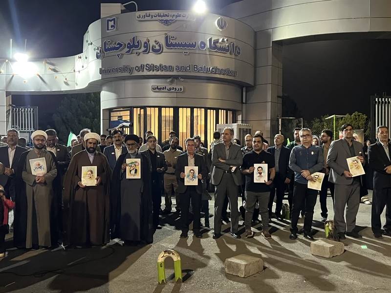حماسه حضور دانشگاهیان زاهدان در دفاع از وطن؛ خستگی‌ناپذیری در راه دفاع از میهن
