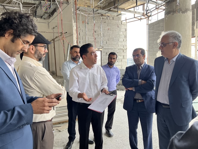 بازدید مسئولان دانشگاه سیستان و بلوچستان از روند اجرای مجتمع ادبیات و علوم انسانی