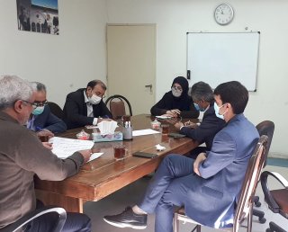 برگزاری جلسه کارگروه دانشکده ادبیات و علوم انسانی در تاریخ 1400/10/1