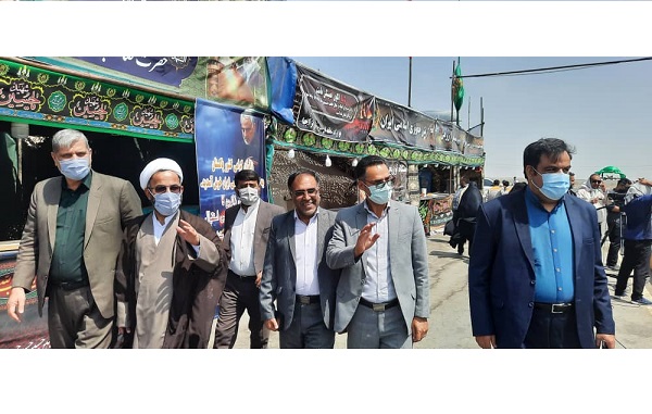 بازدید ریاست دانشگاه از مراحل استقبال از راهیان پاکستانی اربعین حسینی