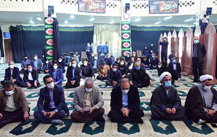 برگزاری مراسم یادبود همکاران از دست رفته در ایام کرونا