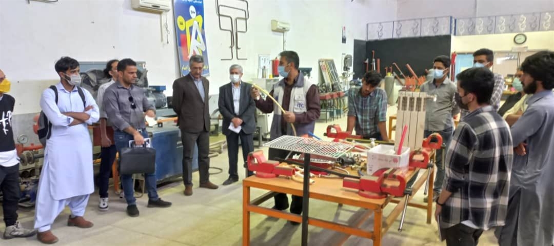 بازدید دانشجویان دانشکده مهندسی شهید نیکبخت و مهندسی برق و کامپیوتر دانشگاه از مراکز سازمان فنی و حرفه ای شهر زاهدان