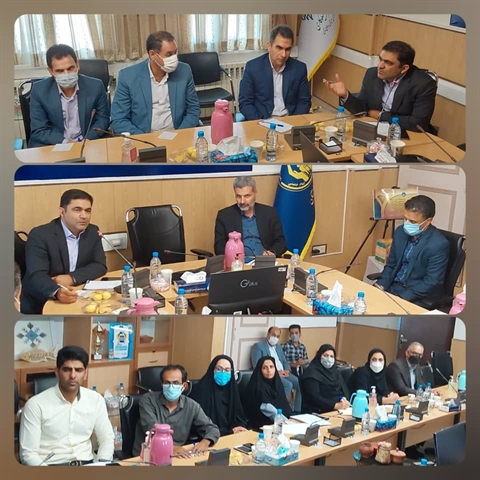 برگزاری جلسه ای با حضور مدیر کل مطالعات و پژوهش کمیته امداد کشور، مدیرکل و کارشناسان کمیته امداد استان و تعدادی از اعضای هیات علمی و دانشجویان