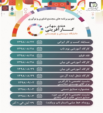 تقویم هفته جهانی کارآفرینی 