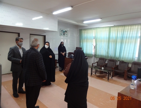 بازدید هیأت نظارت، ارزیابی و تضمین کیفیت استانی از دانشگاه فرهنگیان رسالت زاهدان