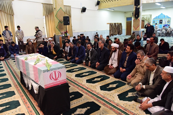 برگزاری مراسم استقبال از شهیدان گمنام