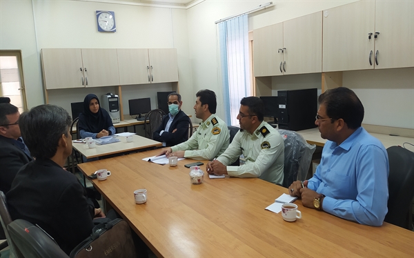 جلسه گروه علوم اجتماعی با مرکز تحقیقات نیروی انتظامی استان 