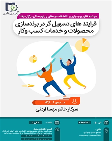 کارگاه فرایندهای تسهیل گر در برندسازی محصولات و خدمات کسب و کار 