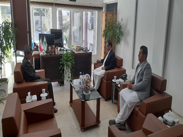 جلسه مهندس براهوئی شهردار زاهدان با نماینده حوزه اجتماعی دانشگاه