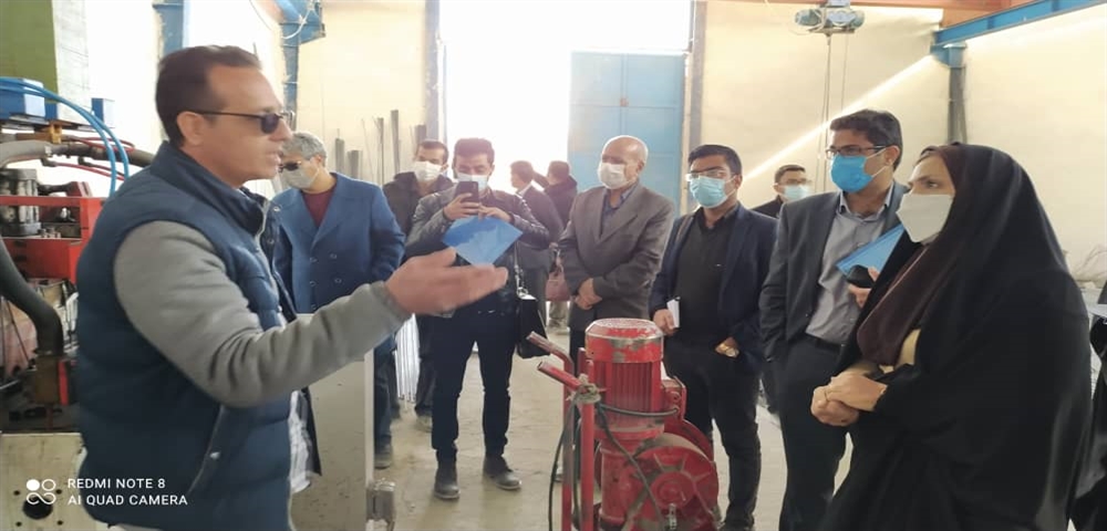 بازدید از واحدهای تولیدی شهرک کامبوزیا 